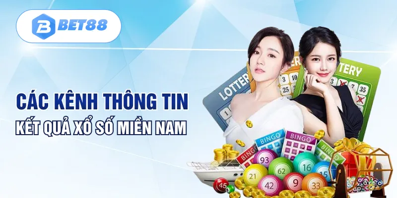 Các kênh thông tin kết quả xổ số miền Nam